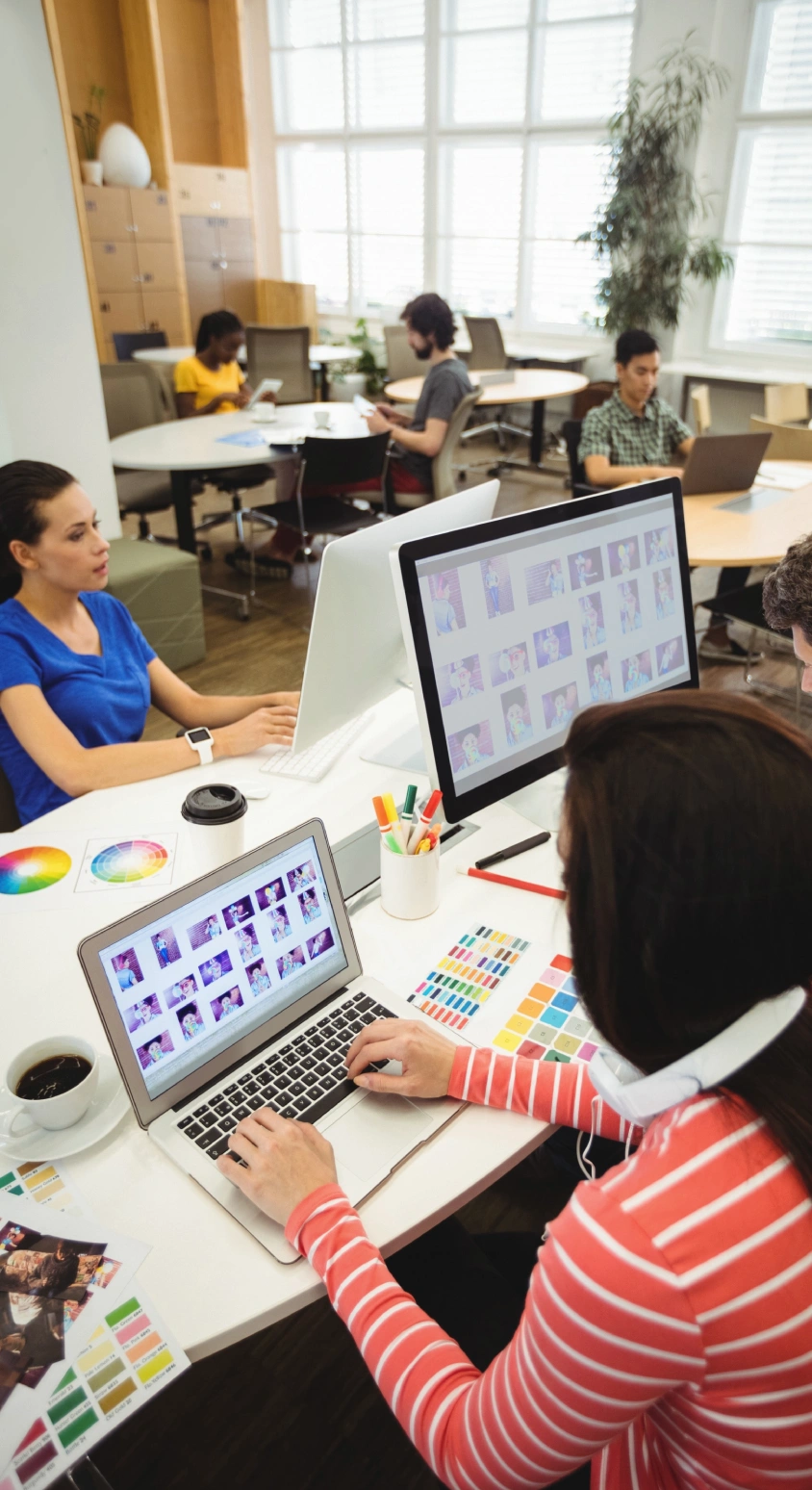 equipo de agencia de marketing